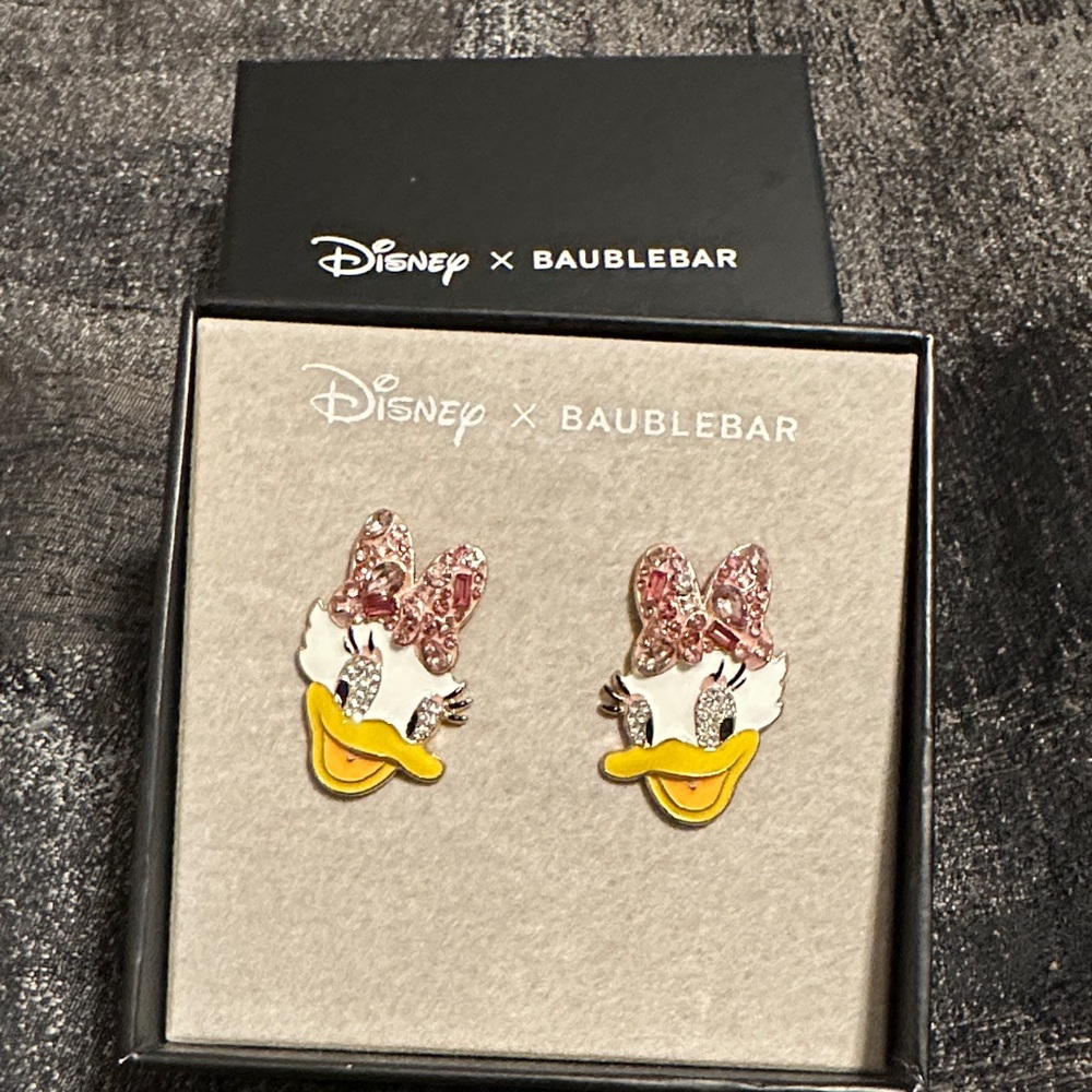 BaubleBar Disney Pink and Yellow Earrings